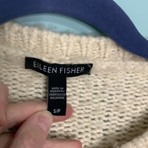 Eileen Fisher Wool/Cashmere/Silk Blend Sweater - Picture 4 of 7